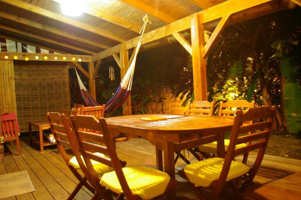 Kaz Creole Aventure Tropicale Insolite, Fibre, Jardin Et Jacuzzi Prives Сен-Франсуа Номер фото