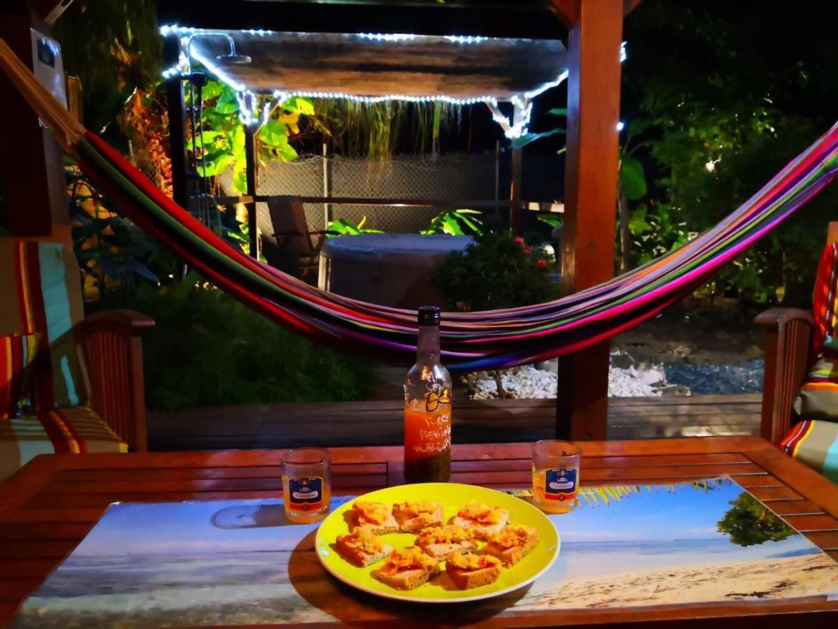 Kaz Creole Aventure Tropicale Insolite, Fibre, Jardin Et Jacuzzi Prives Сен-Франсуа Экстерьер фото