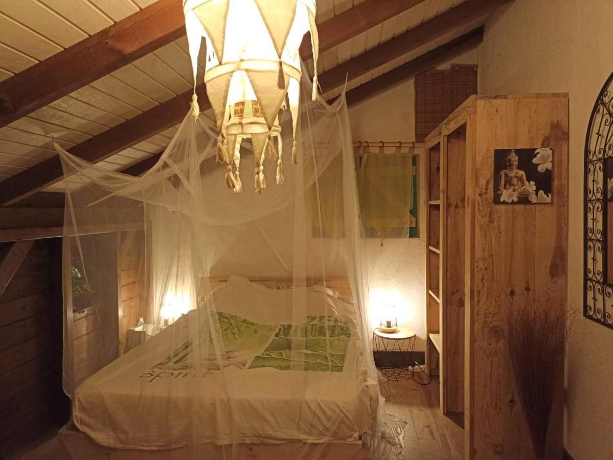 Kaz Creole Aventure Tropicale Insolite, Fibre, Jardin Et Jacuzzi Prives Сен-Франсуа Экстерьер фото