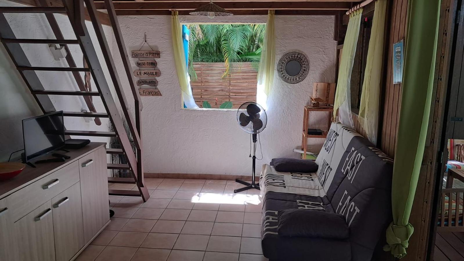Kaz Creole Aventure Tropicale Insolite, Fibre, Jardin Et Jacuzzi Prives Сен-Франсуа Экстерьер фото
