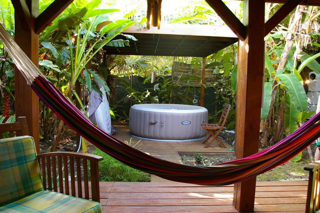 Kaz Creole Aventure Tropicale Insolite, Fibre, Jardin Et Jacuzzi Prives Сен-Франсуа Экстерьер фото